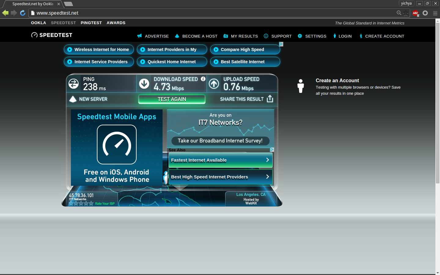 speedtest-outside